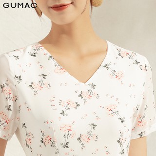 Đầm cổ V tùng chéo DA1187 GUMAC
