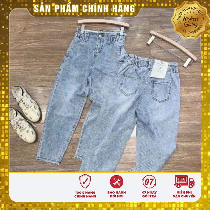 freeship  Quần jeans cạp chun cao hàng đẹp (video+ảnh thật) xả kho giá gốc | BigBuy360 - bigbuy360.vn