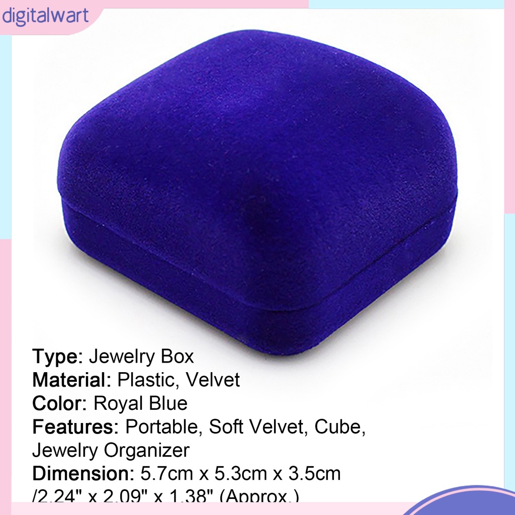 Hộp Đựng Nhẫn Đính Hôn Bằng Nhung Thời Trang Ốp