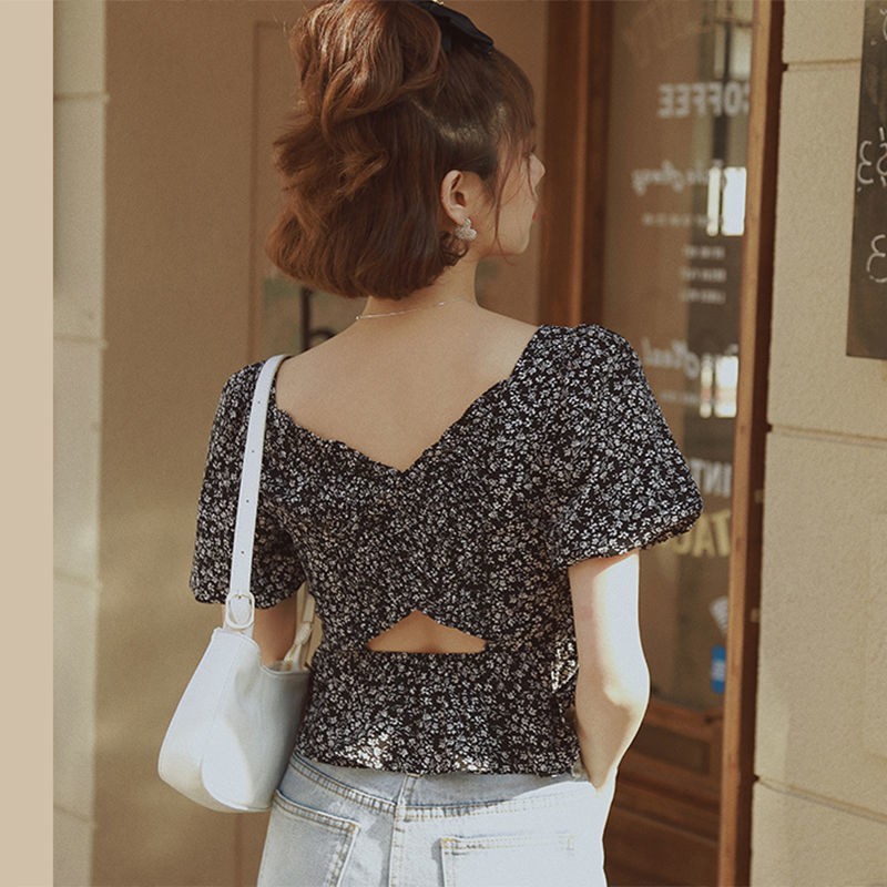 Áo Voan Hoa Tay Phồng Thời Trang Dành Cho Nữ | BigBuy360 - bigbuy360.vn