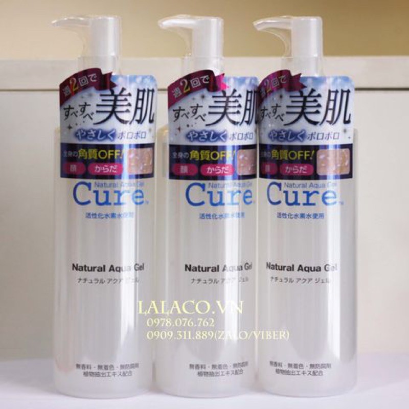 TẨY DA CHẾT CURE NATURAL AQUA GEL 250ml-HÀNG NỘI ĐỊA NHẬT🇯🇵