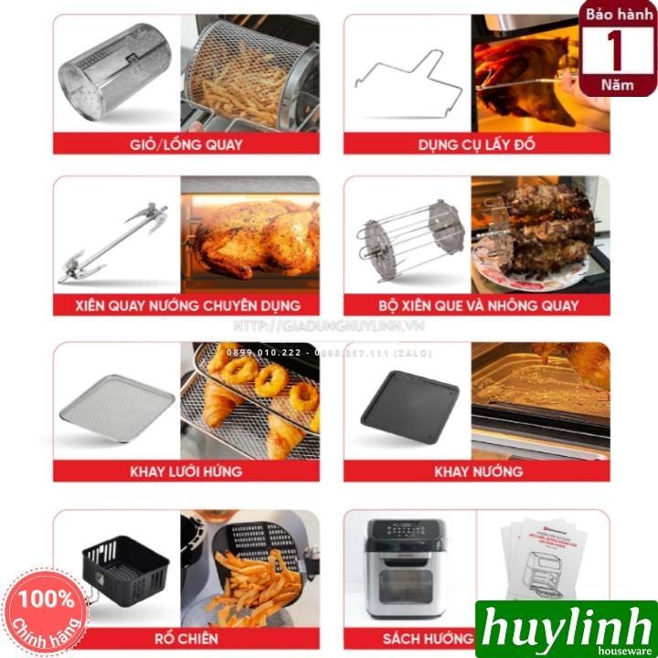 [Mã ELHAMS5 giảm 6% đơn 300K] Nồi chiên không dầu Kuchenzimmer 002776 - 12 lít - 1800W