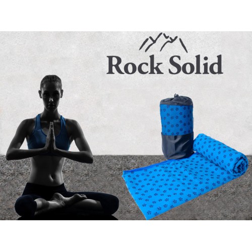 Khăn tập yoga Elite Sport hạt silicon tặng túi đựng