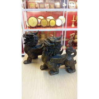 Tỳ hưu bằng đồng cao 13cm