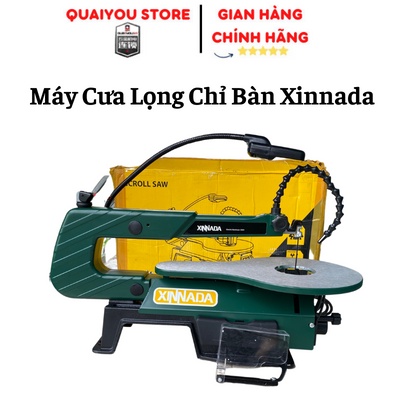 Máy cưa lọng bàn XINNADA, Chuyên dụng cưa chi tiết có độ khó cao, Bảo hành 6 tháng