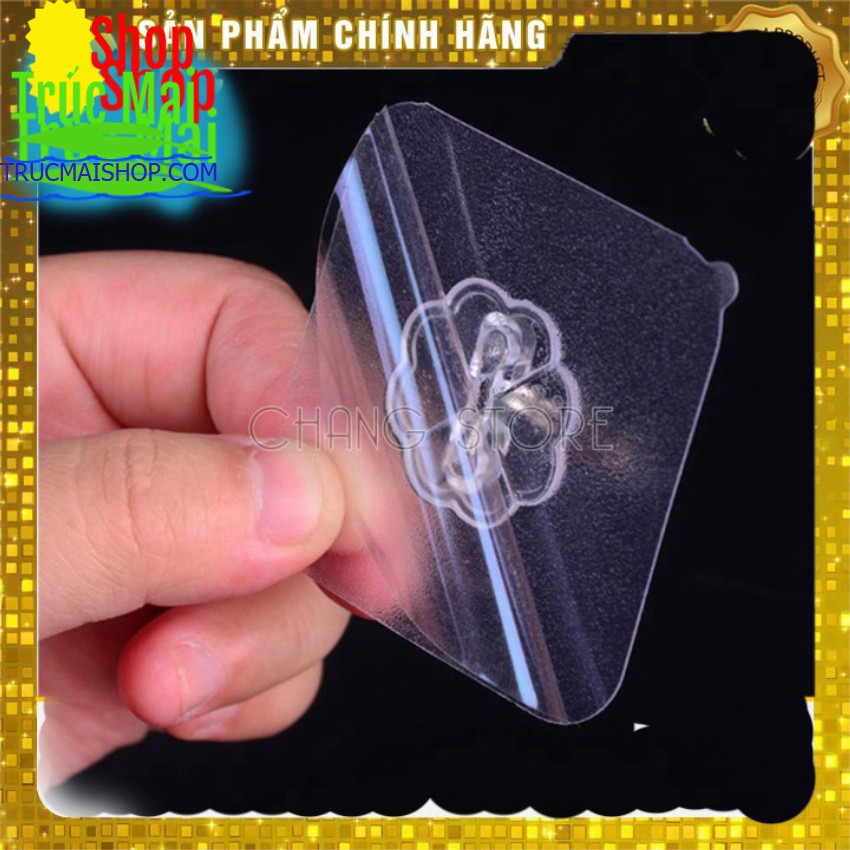 Bộ 10 Móc Treo Tường Đa Năng Trong Suốt Mới