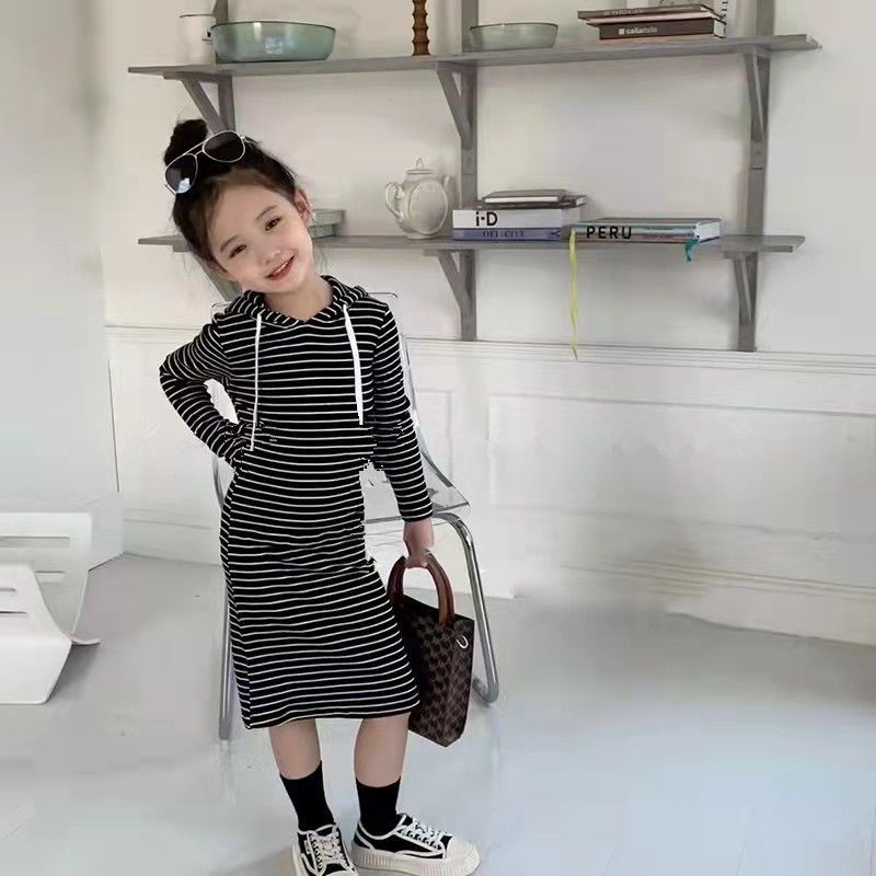 Áo Sweater Cotton Trơn Tay Dài Dáng Ôm Dễ Phối Đồ Thời Trang Xuân Thu Cho Bé Gái