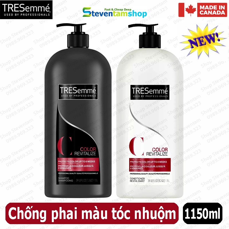 Dầu gội, xả TREsemme 1150 chống phai màu tóc nhuộm