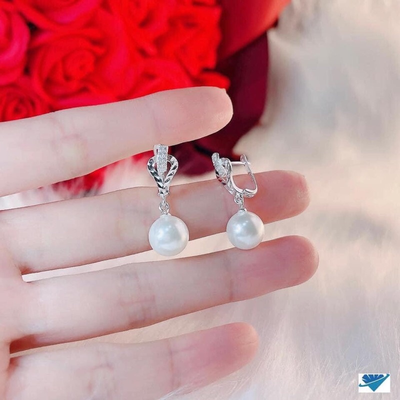 BÔNG TAI GẮN TRAI BẠC TA CỰC XINH