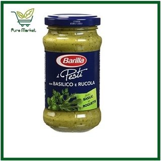 Sốt Pasta Pesto Basil & Rau Xà Lách Roquette hiệu Barilla chai 190mL