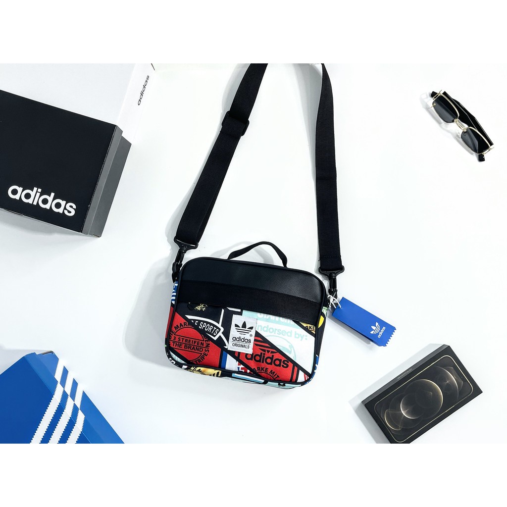 TÚI ĐEO CHÉO ADIDAS CHẤT VẢI POLYESTE HÀN QUỐC CAO CẤP, TÚI THỜI TRANG 2 MÀU