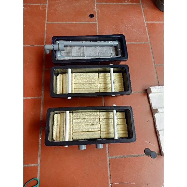 Baki lọc hồ cá lọc dàn mưa ful vật liệu lọc.kt 48 x 20 x 16cm