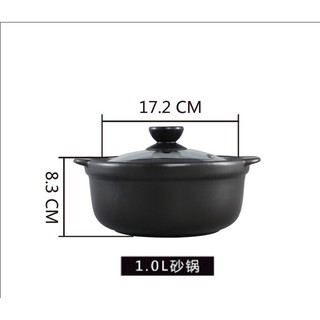 Nồi đất kho cá tráng men cao cấp 0,5L - 2L