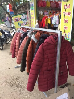 Áo phao quảng châu dáng dài