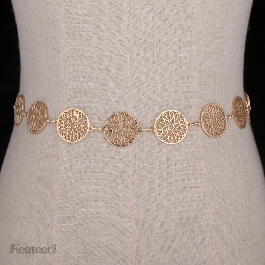 Thắt lưng dây xích vàng thời trang dành cho nữ