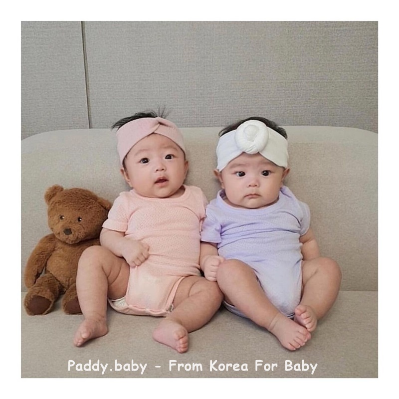 Bộ suit/cộc có tay Pong Pong Peekaboo chính hãng nội địa Hàn cho bé