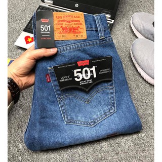 Quần Jeans Levis 501 form suông
