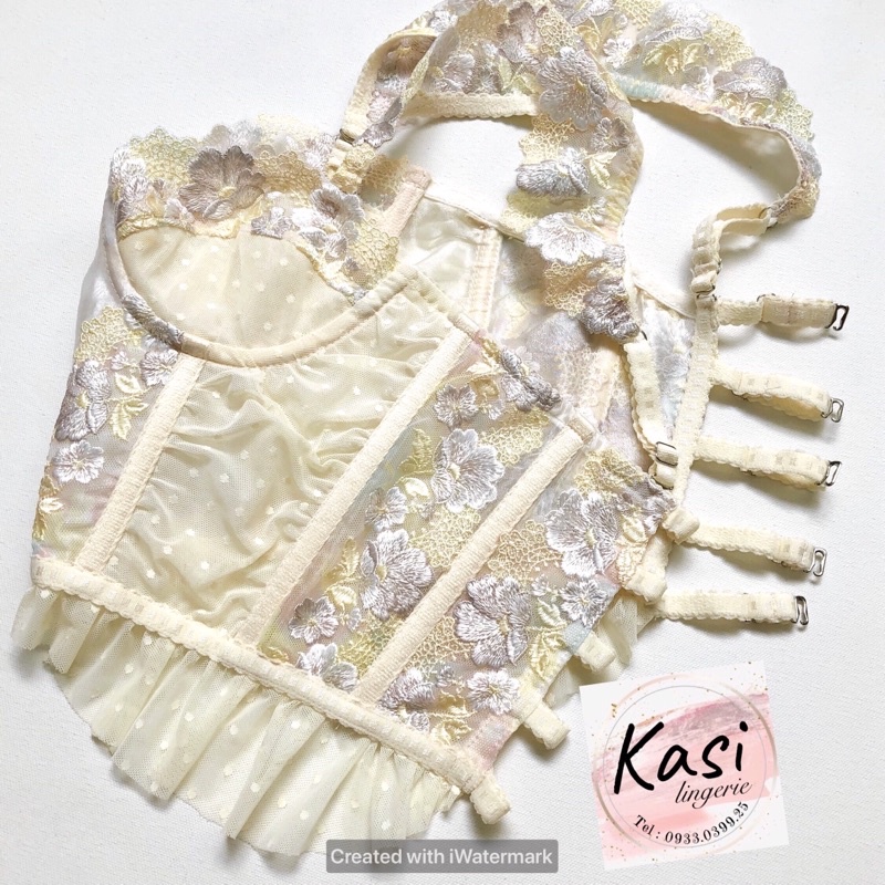 Set nội y corset tiểu thư cao cấp