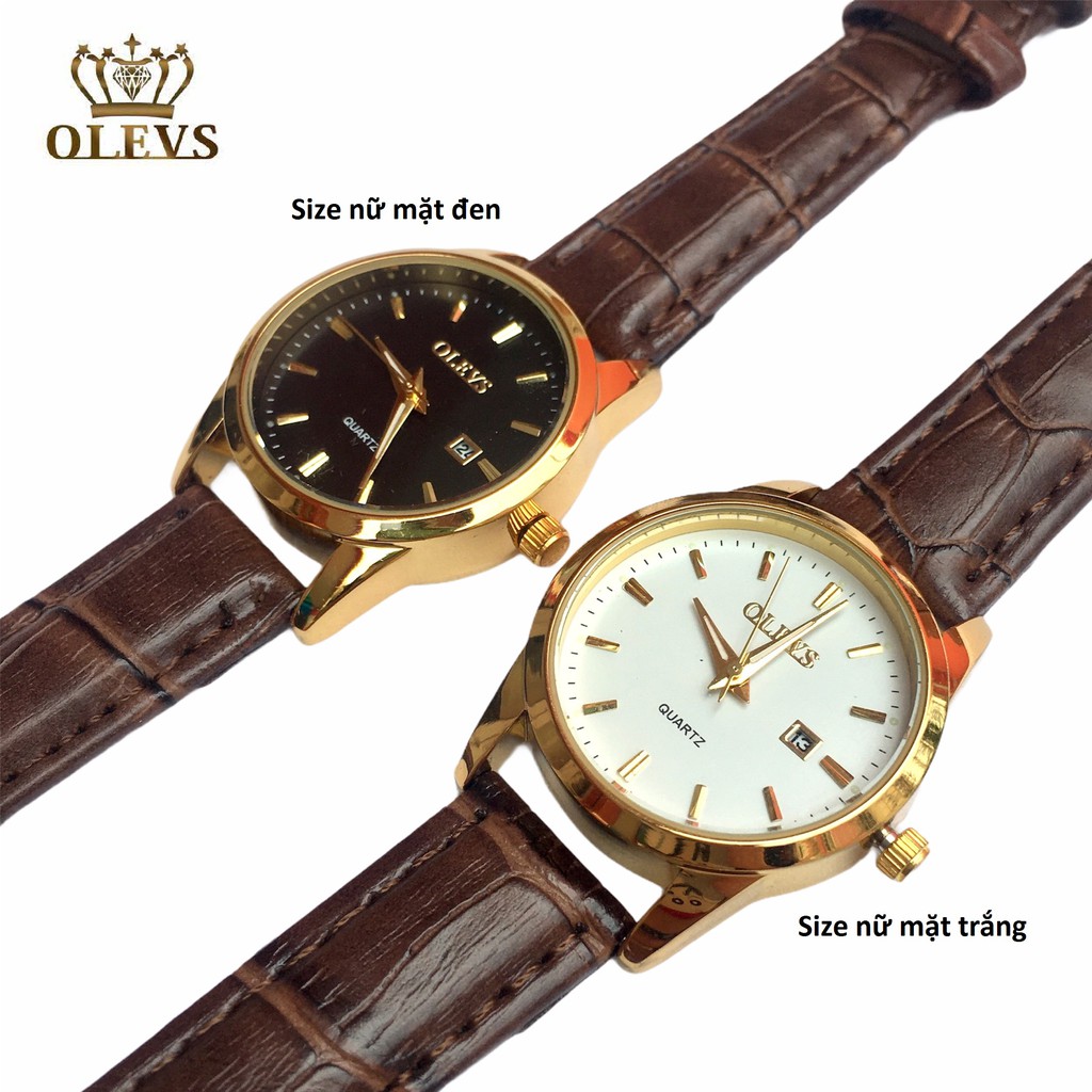( Mã FSS08MAY3 giảm 15% đơn hàng từ 50k ) đồng hồ cặp OLEVS nam nữ - OLV02, thiết kế hiện đại, trẻ trung | BigBuy360 - bigbuy360.vn