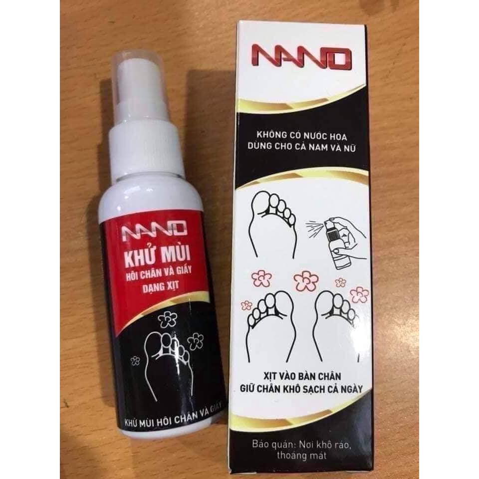 Sịt khử mùi Nano (xịt hôi chân và xịt giầy)