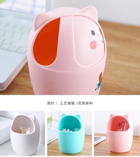 Thùng đựng rác mini để bàn dễ thương