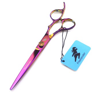 Kéo cắt tóc 7.0inch Nhật Bản cao cấp sắt bén màu titan loại 1 thợ tóc tin dùng [1 cây tặng kèm ví da+lược tony&guy]