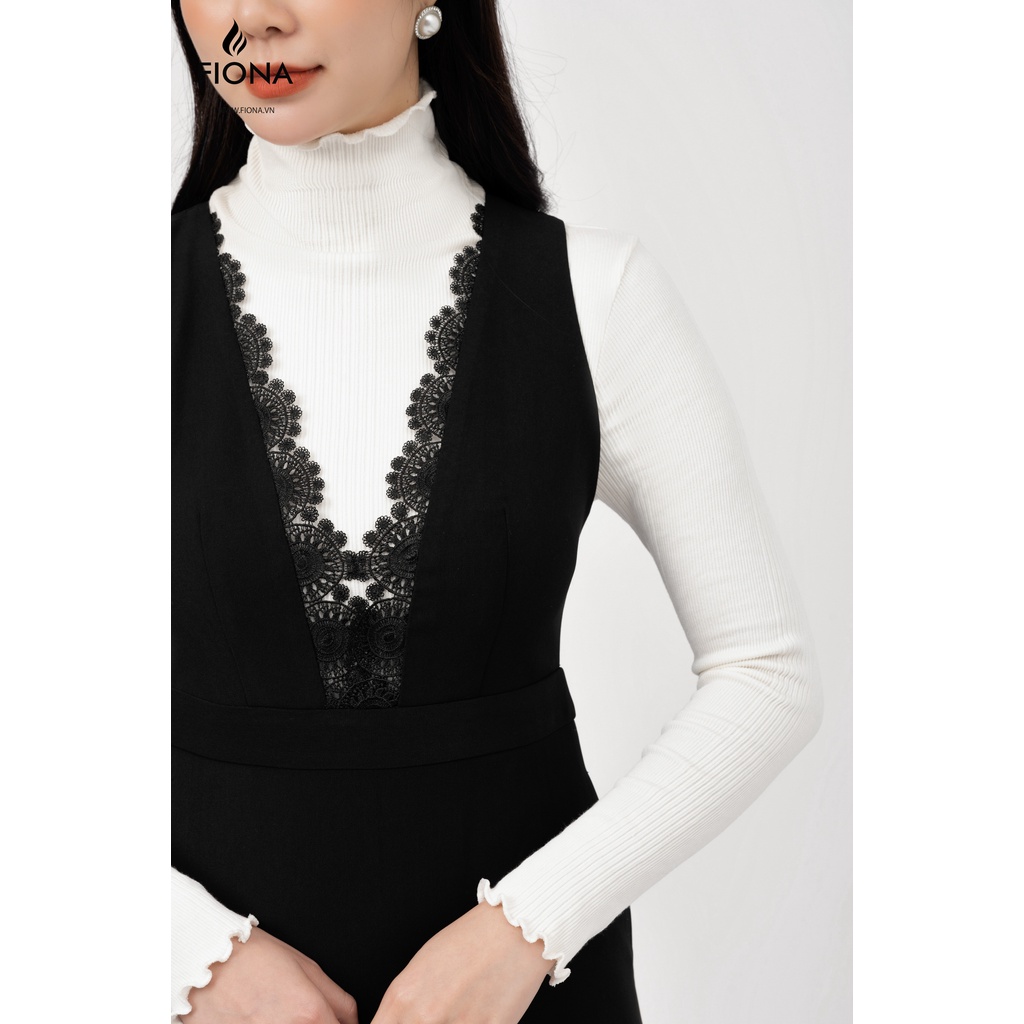 Đầm gile nữ FIONA thiết kế phối ren nữ tính F459595