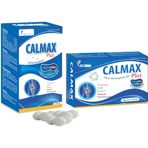 CALMAX PLUS – Hỗ trợ bổ sung canxi cho mẹ bầu và trẻ cần phát triển chiều cao (hộp 100 viên)