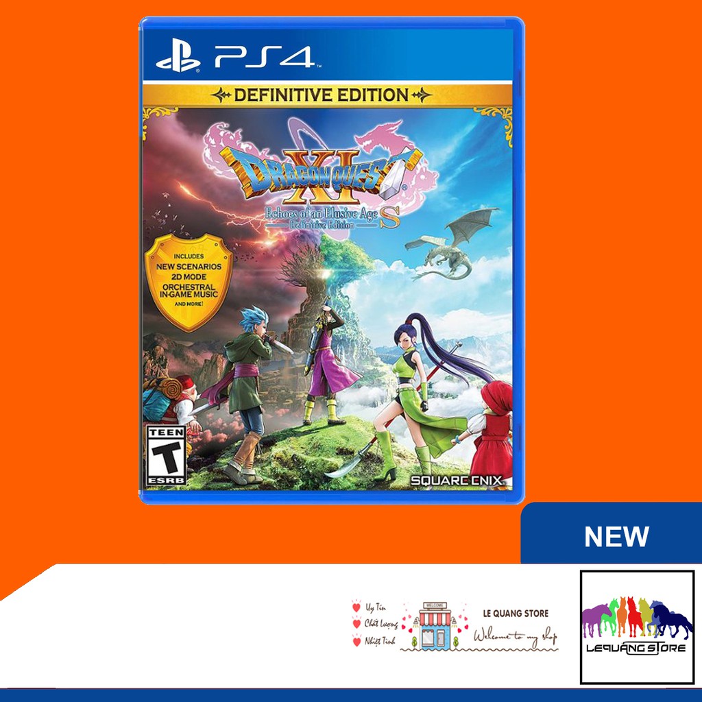 Đĩa Game PS4 Dragon Quest 11 S Echoes of an Elusive Age Definitive
