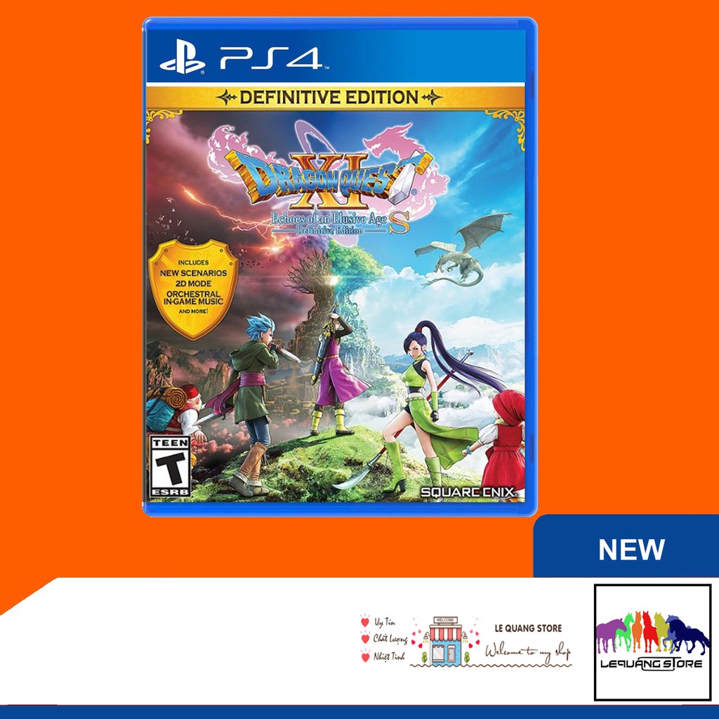 Đĩa Game PS4: Dragon Quest 11 S: Echoes of an Elusive Age – Definitive Edition