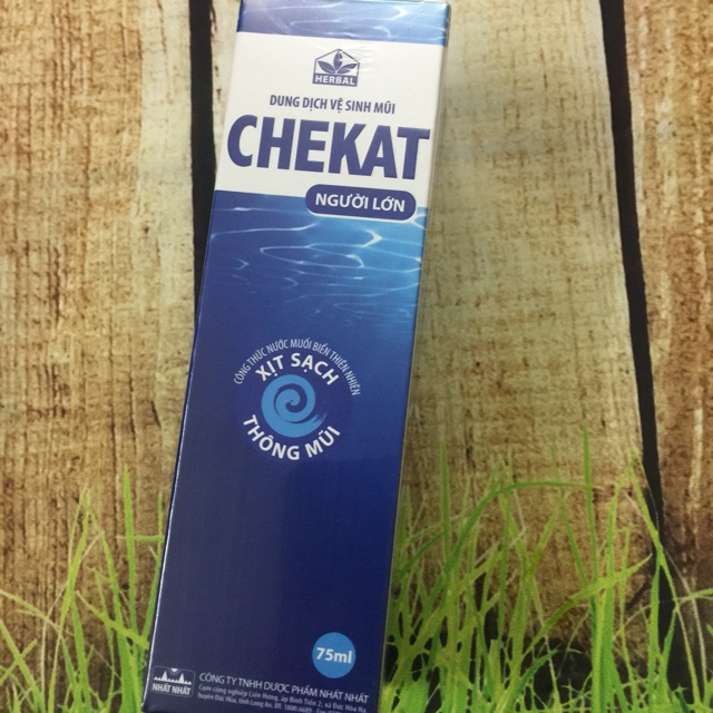 DUNG DỊCH VỆ SINH MŨI CHEKAT NGƯỜI LỚN