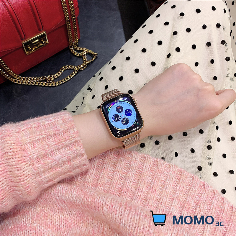 Dây đeo đồng hồ milanese bằng thép không gỉ cho Smart Watch Series 1 2 3 42mm 38mm Iwatch 4 5 Se 6 40mm 44mm