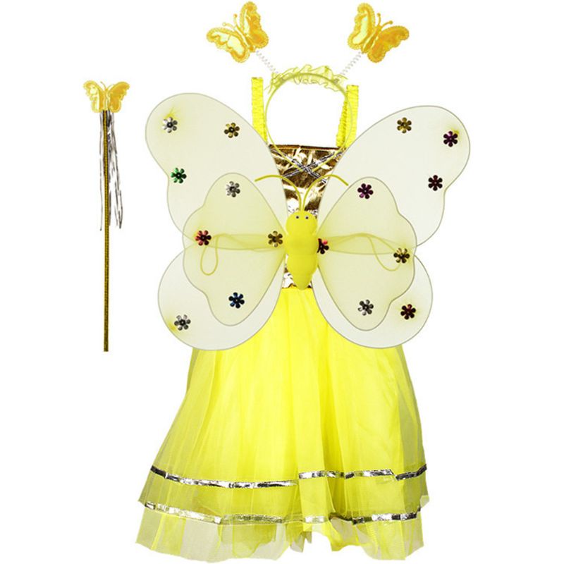 Set 4 Đầm Công Chúa Không Tay Xinh Xắn Cho Bé Gái