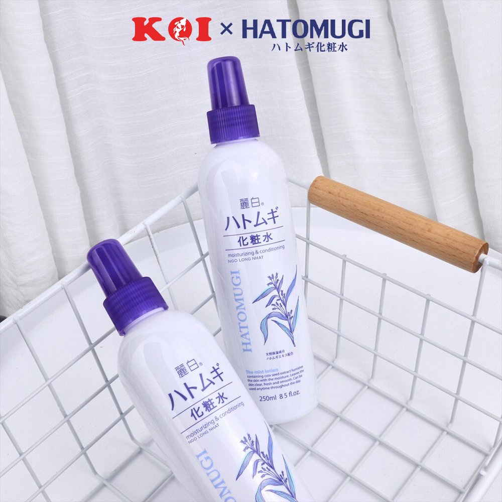 Xịt khoáng dưỡng ẩm và làm sáng da Reihaku Hatomugi 250ml