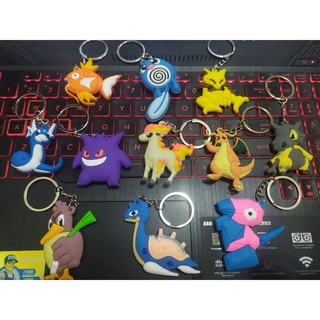 Móc khóa Pokemon bản đẹp 2 mặt dày dặn chất liệu Silicone cao cấp phần 2/2