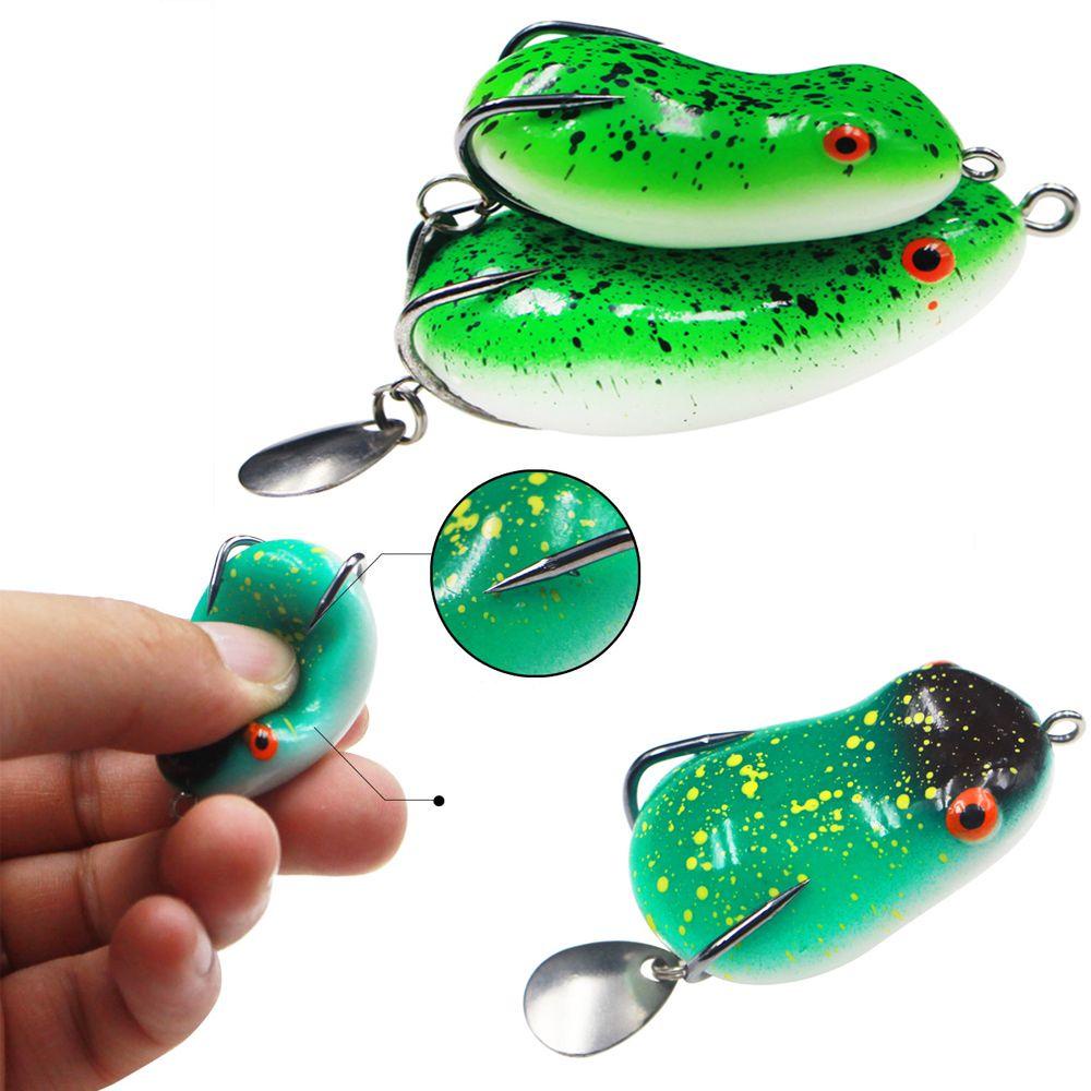 Mồi Câu Cá Giả Hình Ếch Bằng Silicone Mềm