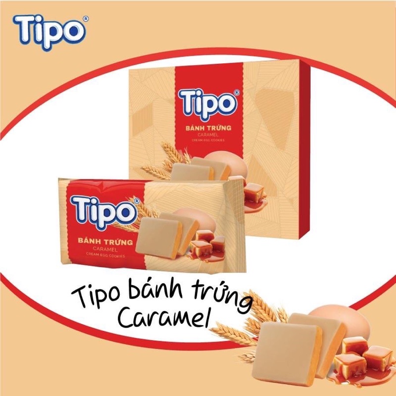 Bánh trứng nướng Tipo caramel hộp 250g