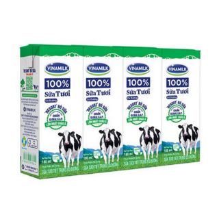 Sữa tươi tiệt trùng vinamilk lốc 4 hộp