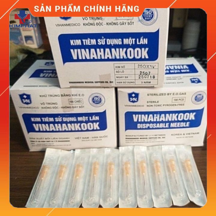 Hộp 100 kim tiêm Vinahankook
