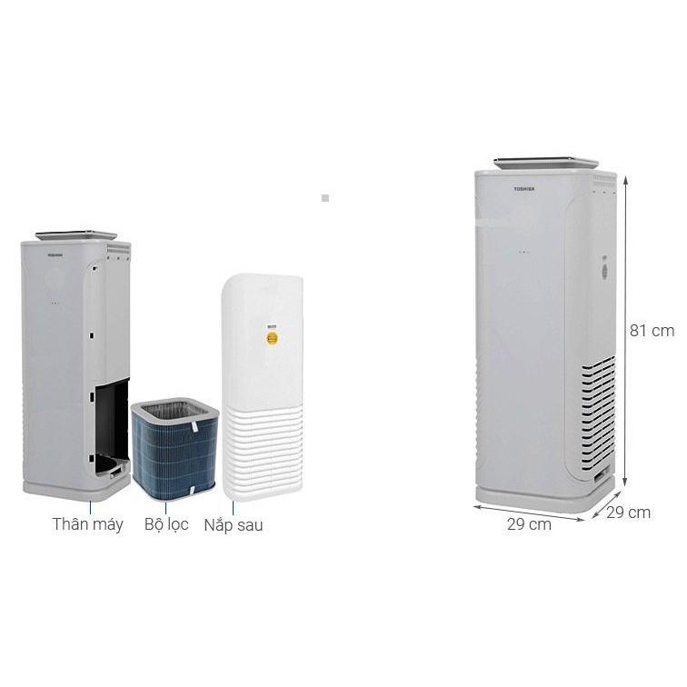 Bộ lọc Toshiba FC-50E2 thay thế cho Máy Lọc Không Khí CAF-N50(W)VN