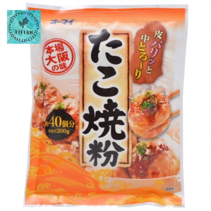 🇯🇵 BỘT LÀM BÁNH TAKOYAKI 200g