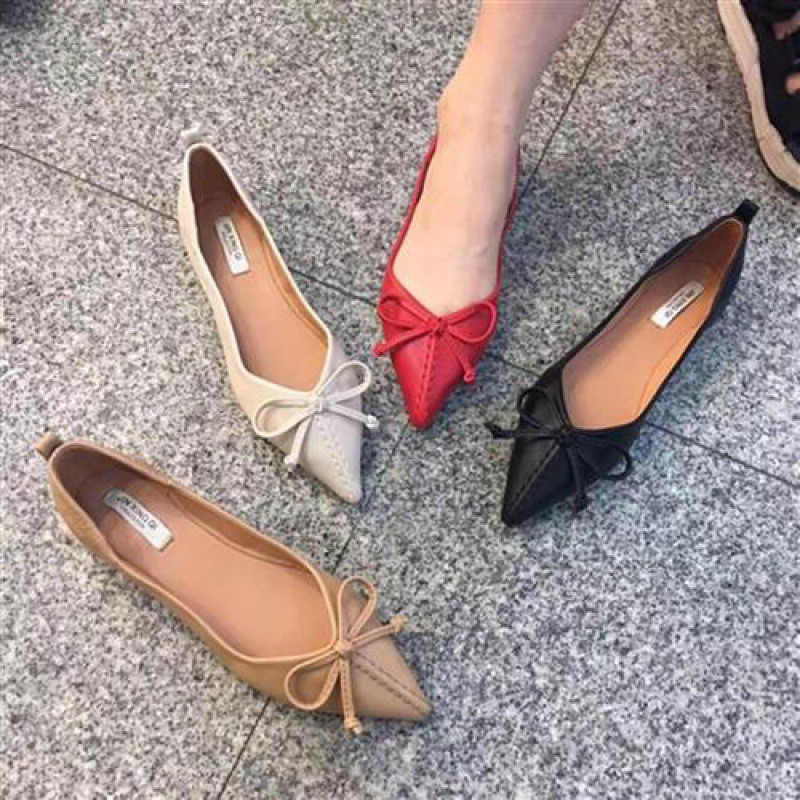 Giày Búp Bê Mềm Mũi Nhọn Thời Trang Xuân Hè 2021 Cho Bà Bầu | BigBuy360 - bigbuy360.vn
