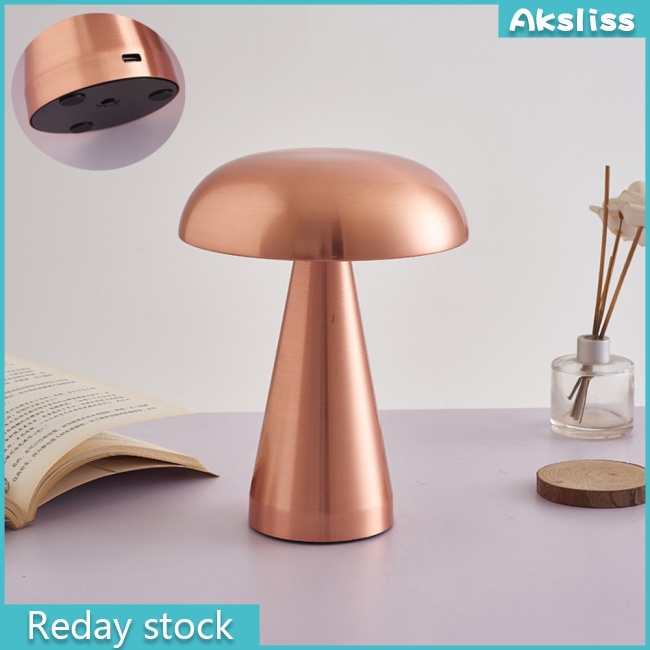 Đèn Led Để Bàn Hình Cây Nấm 3 Màu Sạc Pin 1800mah Tiết Kiệm Năng Lượng Bảo Vệ Mắt