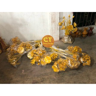 Hoa Sen Gỗ Mít ( không bình )