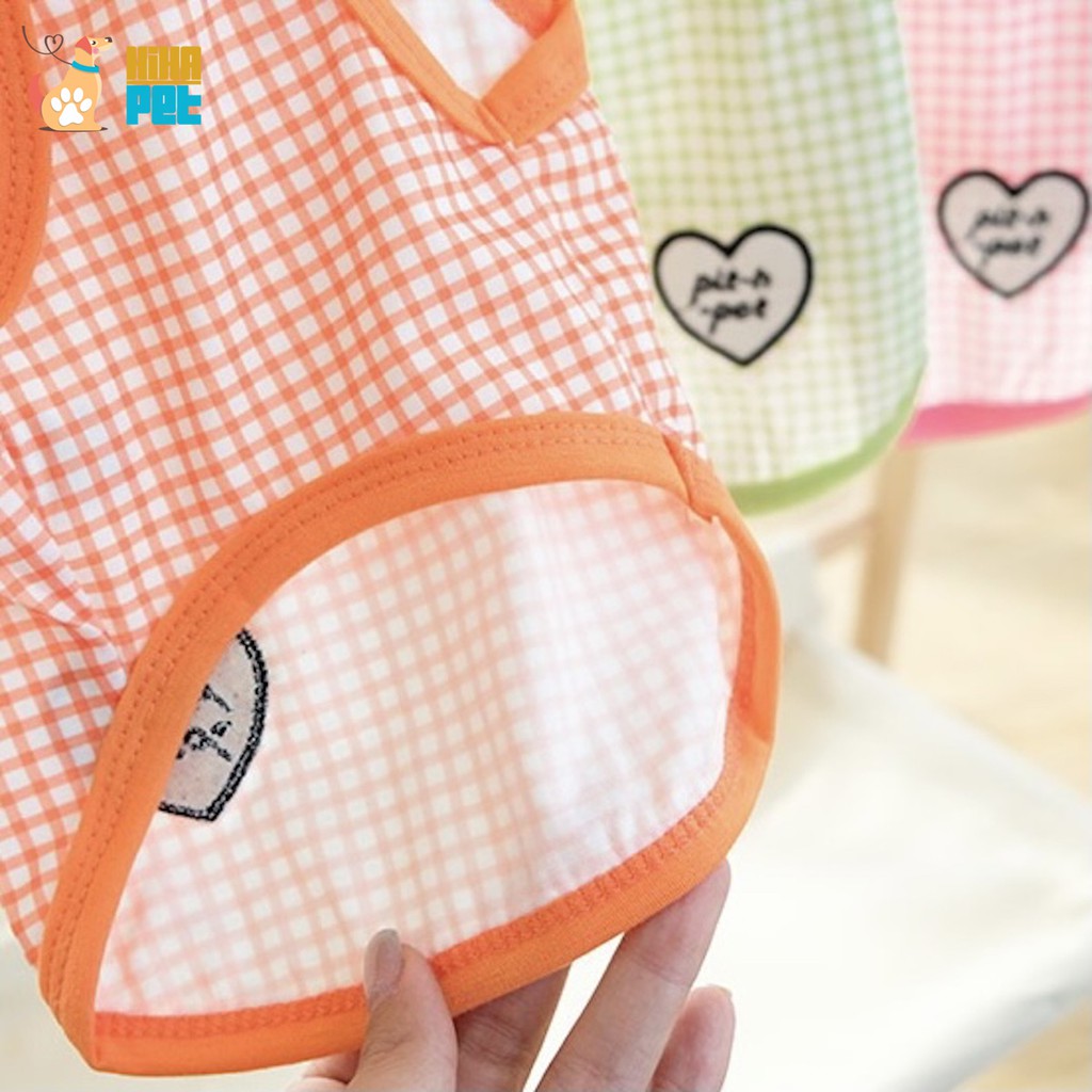 [Mã 253FMCGSALE giảm 8% đơn 500K] Áo Thun Mát Mẻ Có Nơ Vải Thun Mỏng Chó Mèo Quần Áo Thú Cưng Dễ Thương Hihapet.