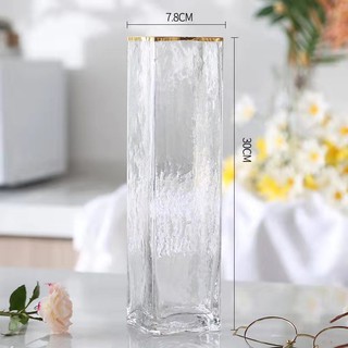Lọ Hoa Thủy Tinh Trong Suốt Thiết Kế Độc Đáo