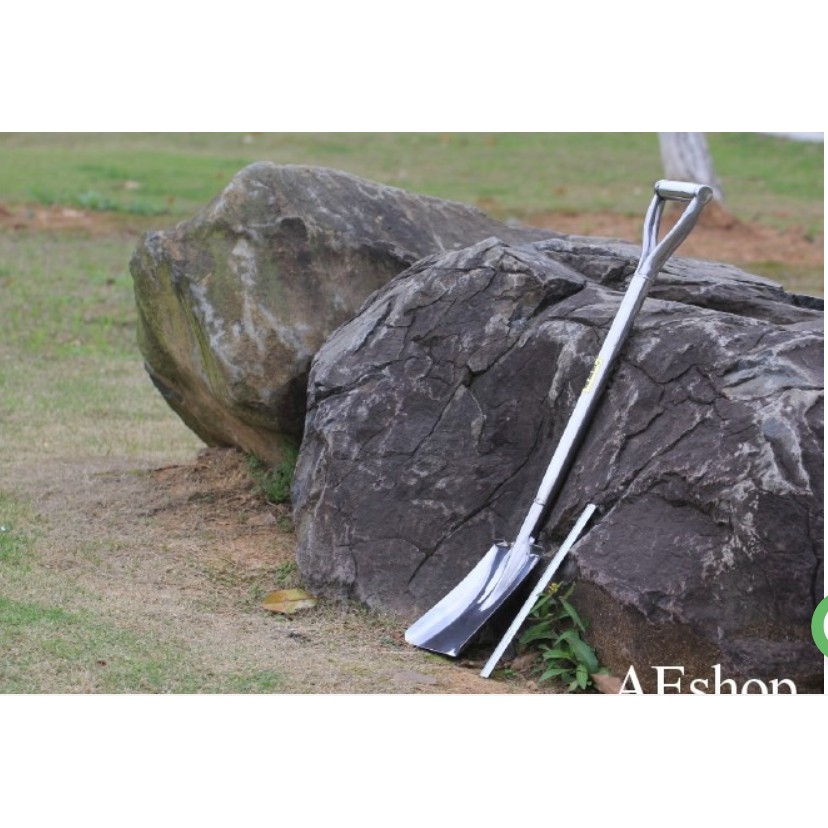 xẻng thép không rỉ dã ngoại T83, xẻng gắn ô tô offroad