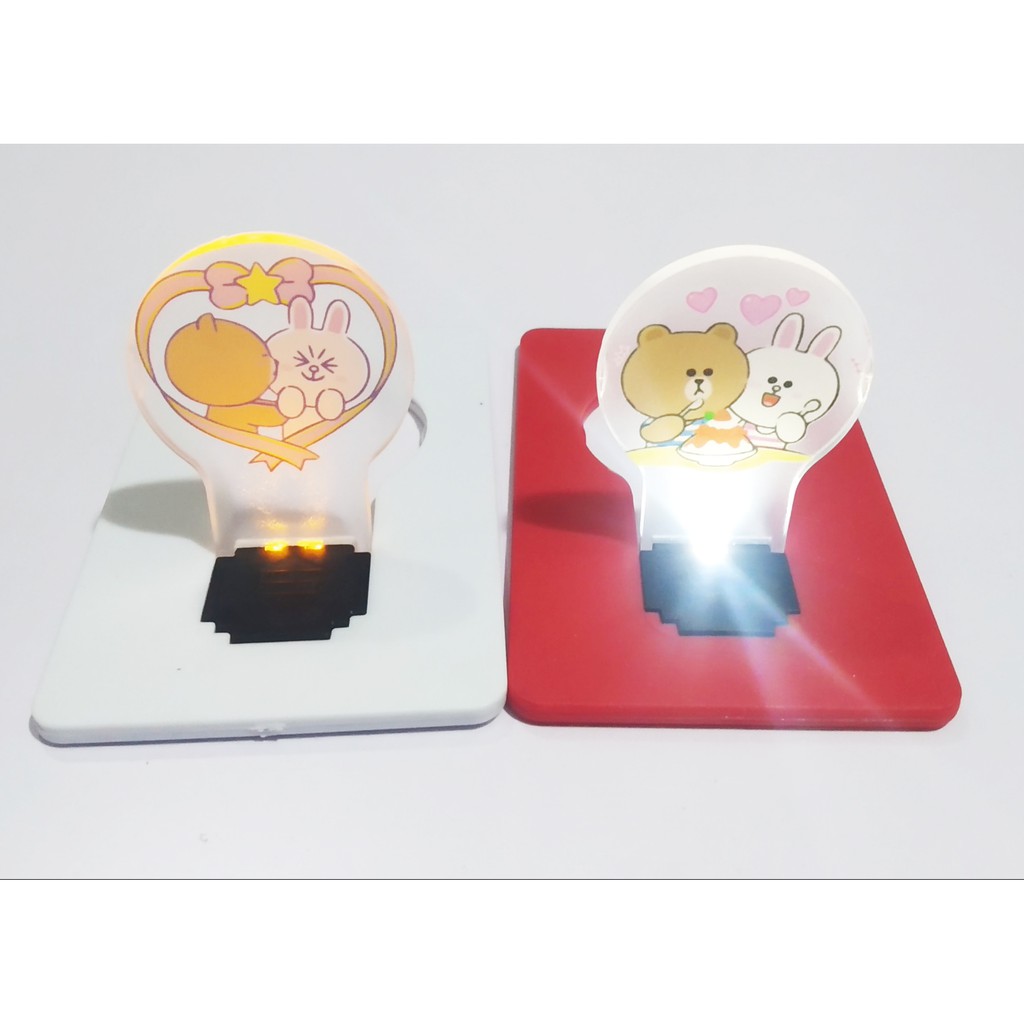 đèn led gấu brown thỏ cony bỏ túi DLMI12 đèn led mini đèn led cute đèn led dễ thương