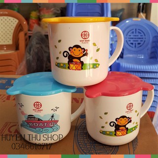 Set 2 cốc uống nước có nắp xinh xắn cho bé
