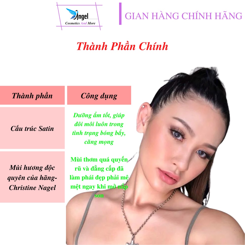 Son minisize Hermes Satin Lipstick 1.2g thiết kế biểu tượng siêu sang chảnh với bờ môi mềm mại bền màu